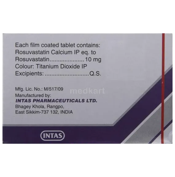 arvast 10mg tablet 15's